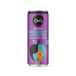 NAPÓJ NA ODPORNOŚĆ CZARNA PORZECZKA - JAŁOWIEC BEZ DODATKU CUKRÓW BIO 250 ml -  ÖUN