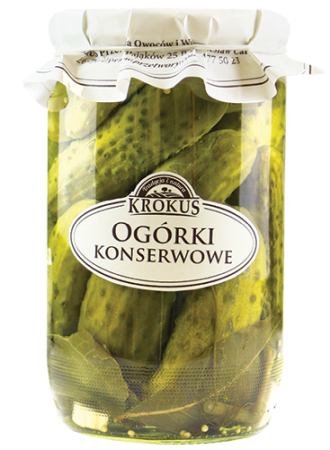 Krokus OGÓRKI KONSERWOWE 650 g (320 g) - KROKUS