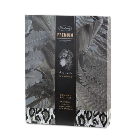 Pościel Eva 17 160 x 200 cm, Stalowy