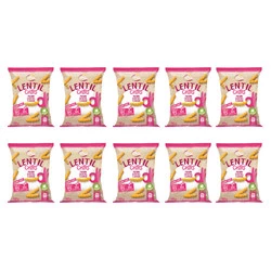 Zestaw 10x Chipsy z czerwonej soczewicy o smaku koktajlowych krewetek 100g