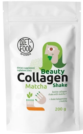 DIET-FOOD SHAKE KOLAGENOWY Z MATCHĄ 200 g 