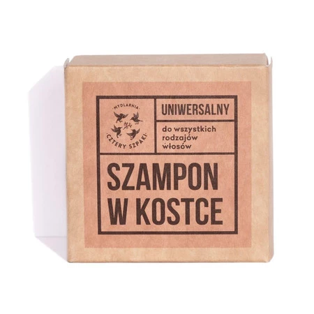 Mydlarnia cztery szpaki, Uniwersalny szampon do włosów w kostce, 75 g