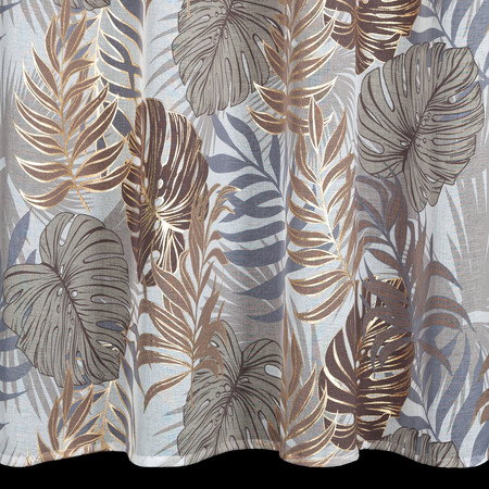 ZASŁONA GOTOWA KATE 140 X 250 CM BRĄZOWY