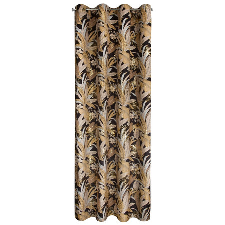 ZASŁONA GOTOWA ADEL 140 X 250 CM CZARNY
