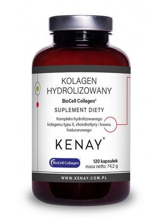 KENAY Kolagen hydrolizowany BioCell Collagen na wsparcie stawów 120 kaps.