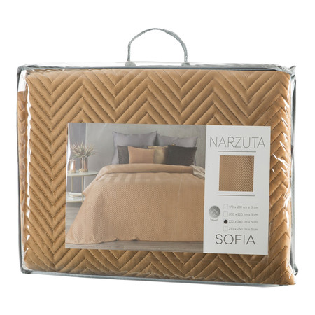 NARZUTA SOFIA 170 X 210 CM MIODOWY