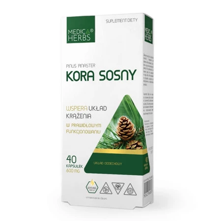 Zestaw 2x Medica Herbs Kora Sosny 40 kaps