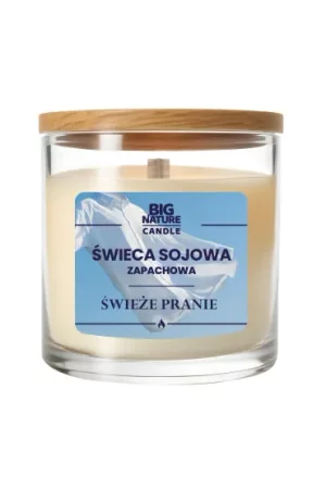 Świeca sojowa o zapachu Świeże pranie 225g