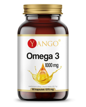 YANGO Omega 3 1000 mg kwasy tłuszczowe EPA i DHA 60 kaps.