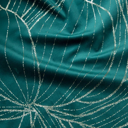 OBRUS BLINK 12 35 X 220 CM CIEMNOTURKUSOWY