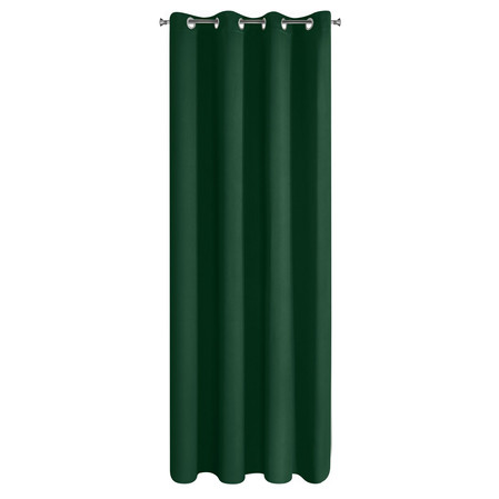 ZASŁONA GOTOWA LOGAN 135 X 250 CM CIEMNOZIELONY