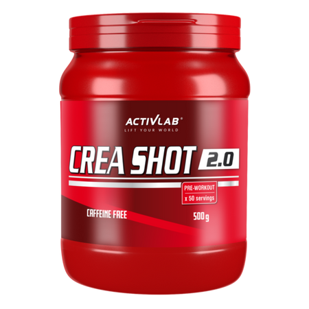 ACTIVLAB CREASHOT 2.0 przedtreningówka 500g smak pomarańcza