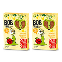 Zestaw: 2x Bob Snail jabłko-gruszka, 60g