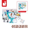 Janod Puzzle sensoryczne 20 elementów Lodowa kraina