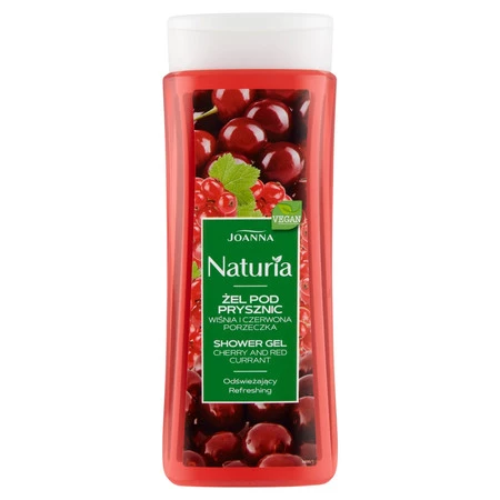 Naturia odświeżający żel pod prysznic Wiśnia i Czerwona Porzeczka 300ml