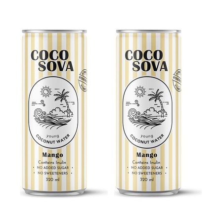 Zestaw: 2x Woda kokosowa z mango 320 ML