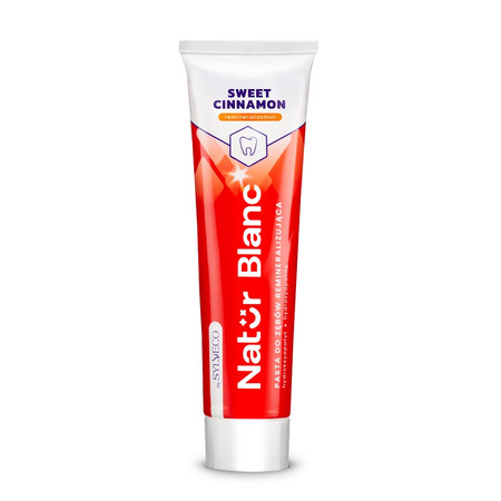 Sylevco Natur Blanc Pasta do zębów SWEET CINNAMON remineralizująca 100ml