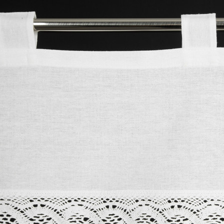 FIRANA GOTOWA VINCE NA SZELKACH 150 X 30 CM BIAŁY