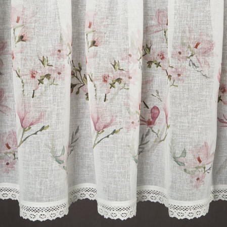 FIRANA GOTOWA AMELIA 150 X 60 CM BIAŁY