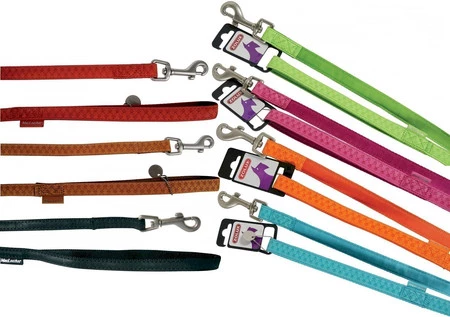 ZOLUX Smycz Mac Leather Pomarańczowa 10mm / 1,2m