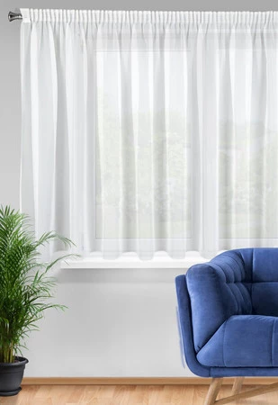 FIRANA GOTOWA LUCY NA TAŚMIE 300 X 160 CM BIAŁY