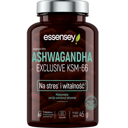 ESSENSEY ASHWAGANDHA EXCLUSIVE KSM-66 90 kap