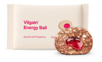 Vilgain Energy Ball BIO kulki migdały z dżemem malinowym 30 g