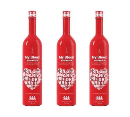 Zestaw: 3x DuoLife - Moja krew w płynie - 750ml