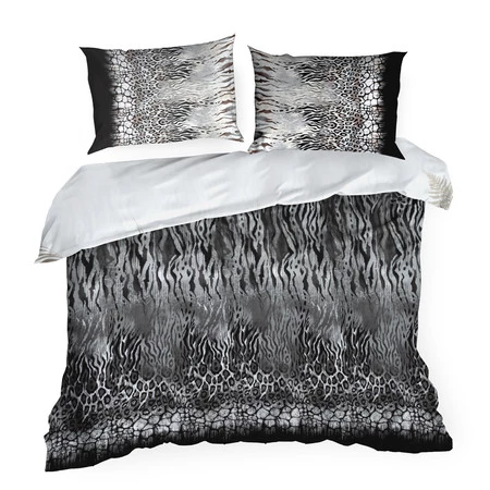 Pościel Eva 17 160 x 200 cm, Stalowy