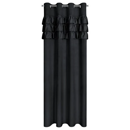 ZASŁONA GOTOWA SAMI 140 X 250 CM CZARNY