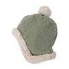 Lodger Dwuwarstwowa zimowa czapeczka z polaru szałwiowa Fleece Elm 0-3 m