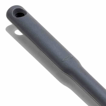 OXO-Łyżka cedzakowa silikonowa czarna, Good Grips