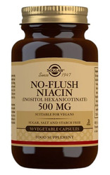 SOLGAR No-Flush Niacin (Inositol Hexanicotinate) 50 kaps.