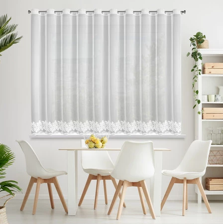 FIRANA GOTOWA TALIA 350 X 150 CM BIAŁY