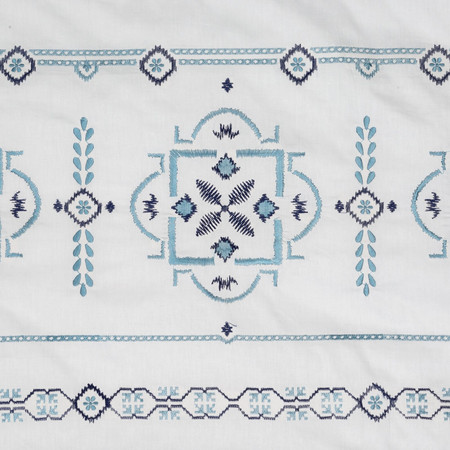 Komplet pościeli satynowej Haft, 220 x 200 cm, Biały