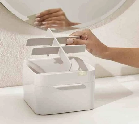 JJ - Organizer łazienkowy + lusterko kieszonkowe