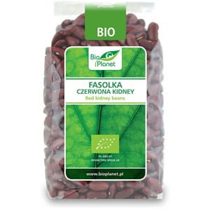 BIO PLANET Fasolka Kidney czerwona BIO 400g