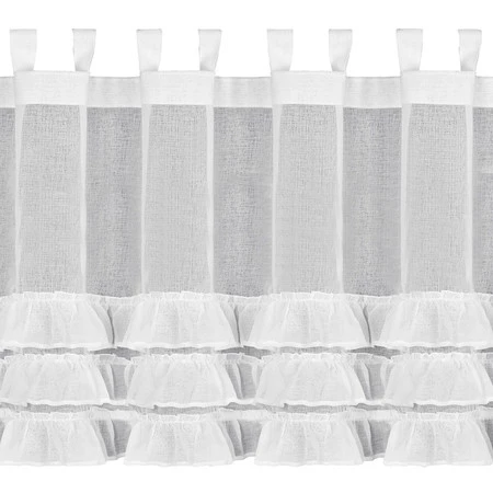 FIRANA GOTOWA LILIAN 2 NA SZELKACH 150 X 70 CM BIAŁY