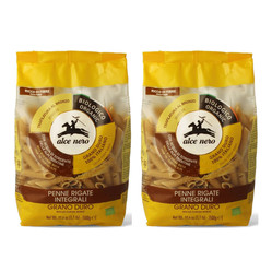 Zestaw: 2x Alce Nero − Makaron semolinowy penne BIO − 500 g
