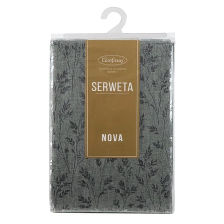 OBRUS SIMONA 85 X 85 CM SREBRNY