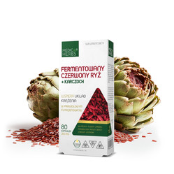 Medica Herbs Fermentowany Czerwony Ryż + Karczoch 80 kaps.