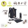 Lassig Green Label Plecak dla mam z akcesoriami Rolltop Backpack night blue