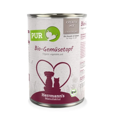 HERRMANN'S MANUFAKTUR Kreativ Mix Bio Gemüsetopf - warzywa ekologiczne (400g)