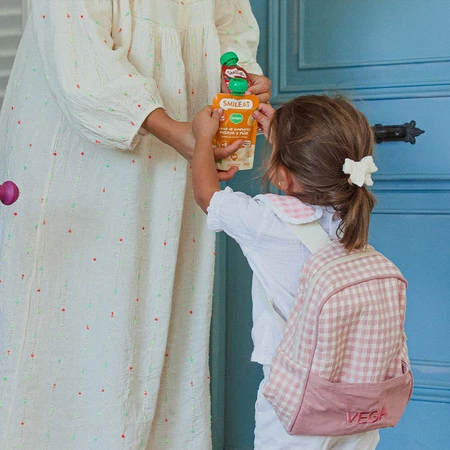 Smileat, BIO Mus z migdałami, mango i ananasem 9m+, 100g