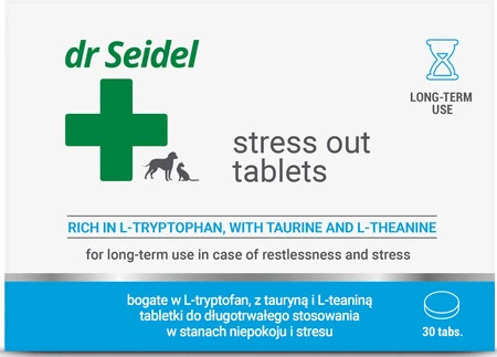 DR SEIDEL Stress Out Tablets na stany niepokoju i stresu 30tab.