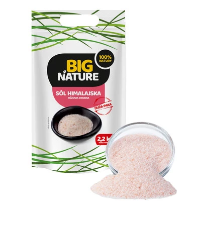 Sól himalajska różowa drobna 2,2kg Duża Paka