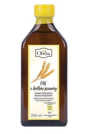 OLVITA Olej z kiełków pszenicy zimnotłoczony 250ml
