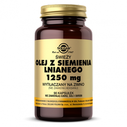 SOLGAR Olej z siemienia lnianego 1250 mg 90 kaps.