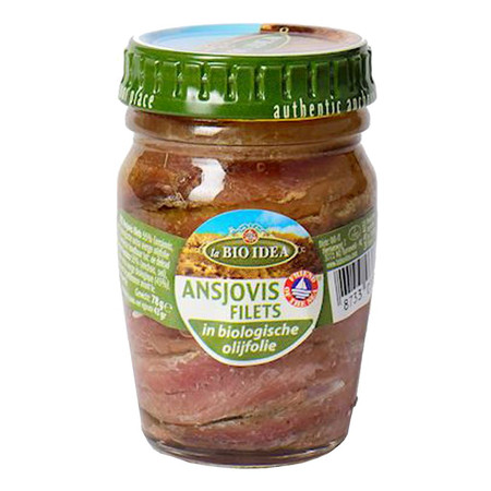LA BIO IDEA ANCHOIS (SARDELE) W BIO OLIWIE Z OLIWEK EXTRA VIRGIN 78 g