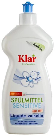 KLAR PŁYN DO MYCIA NACZYŃ SENSITIVE ECO 500 ml